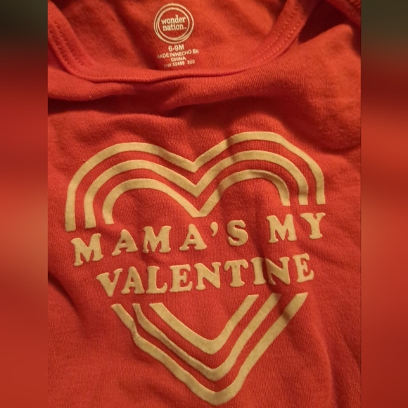 Wonder Nation baby girl 6-9 months Valentines Day outfit - Picture 2 of 2